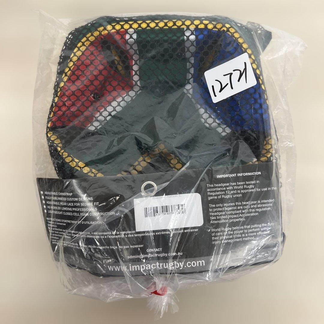 ヘッドギア IMPACT V2 Premium Vented Rainbow Nation