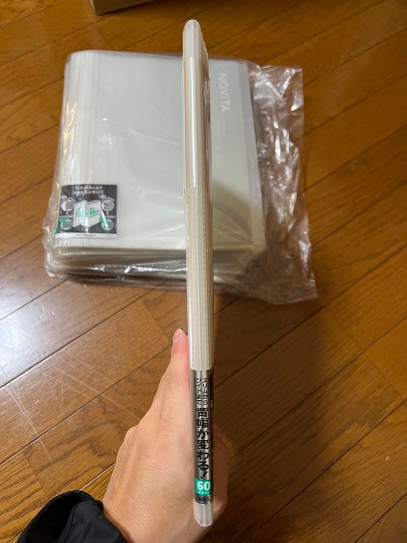 未使用品 8冊 NOVITA クリアブック A4 60ポケット