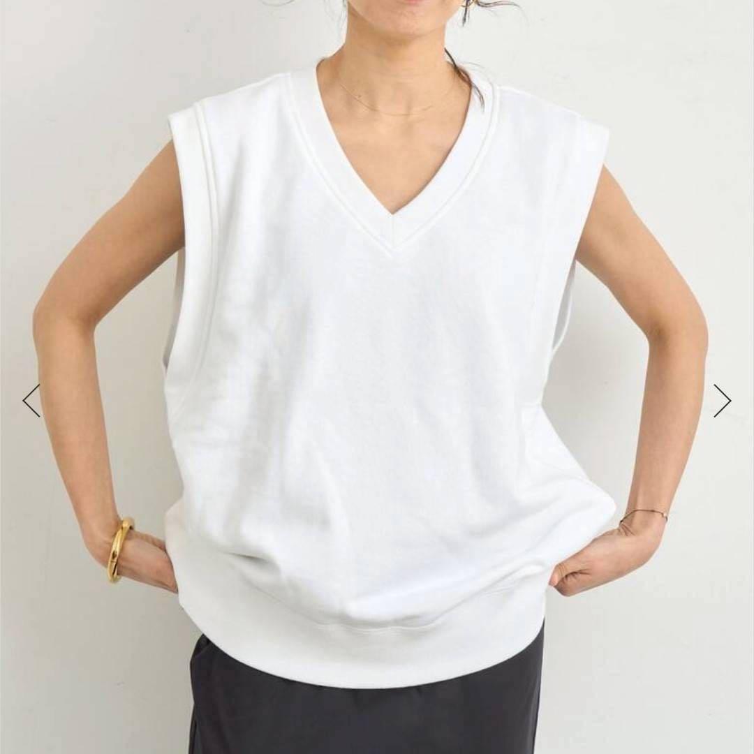 新品　定価19,800円IENA 別注　白 М 日本製 レディース　スウェット