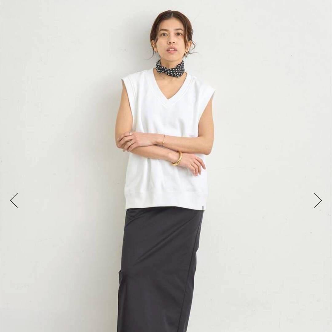 新品　定価19,800円IENA 別注　白 М 日本製 レディース　スウェット