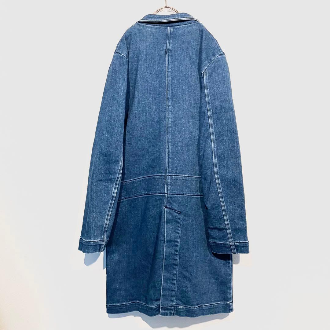 定価29700円 マージン ニットデニムショップコート S