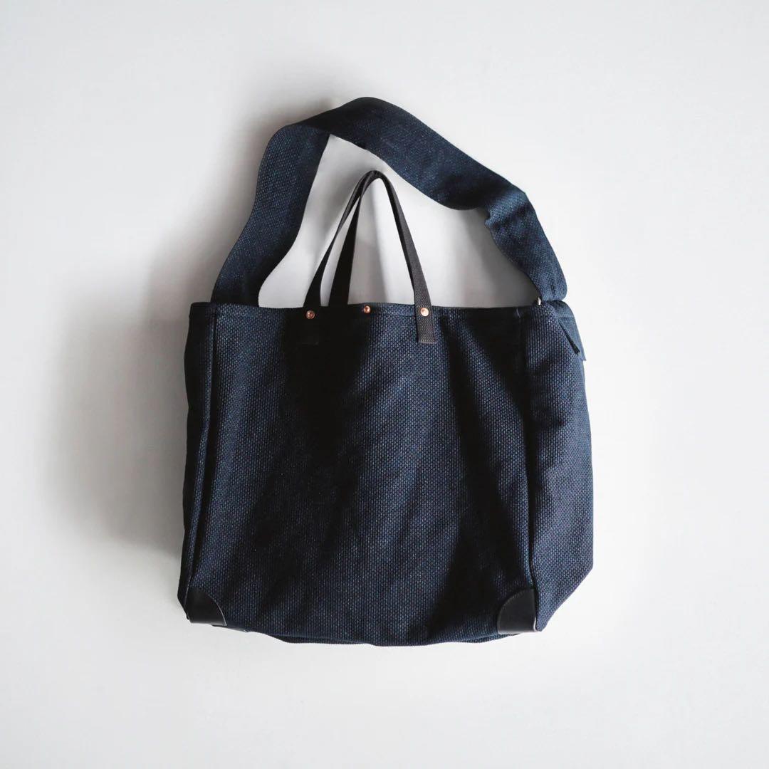 【未使用品】MOLTEMANIインディゴビッグショルダーバッグ