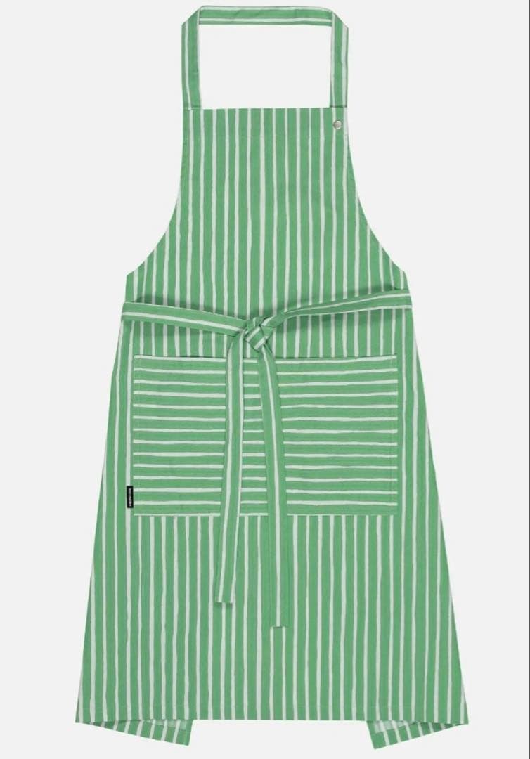 【新品未開封】marimekko エプロン piccolo グリーン