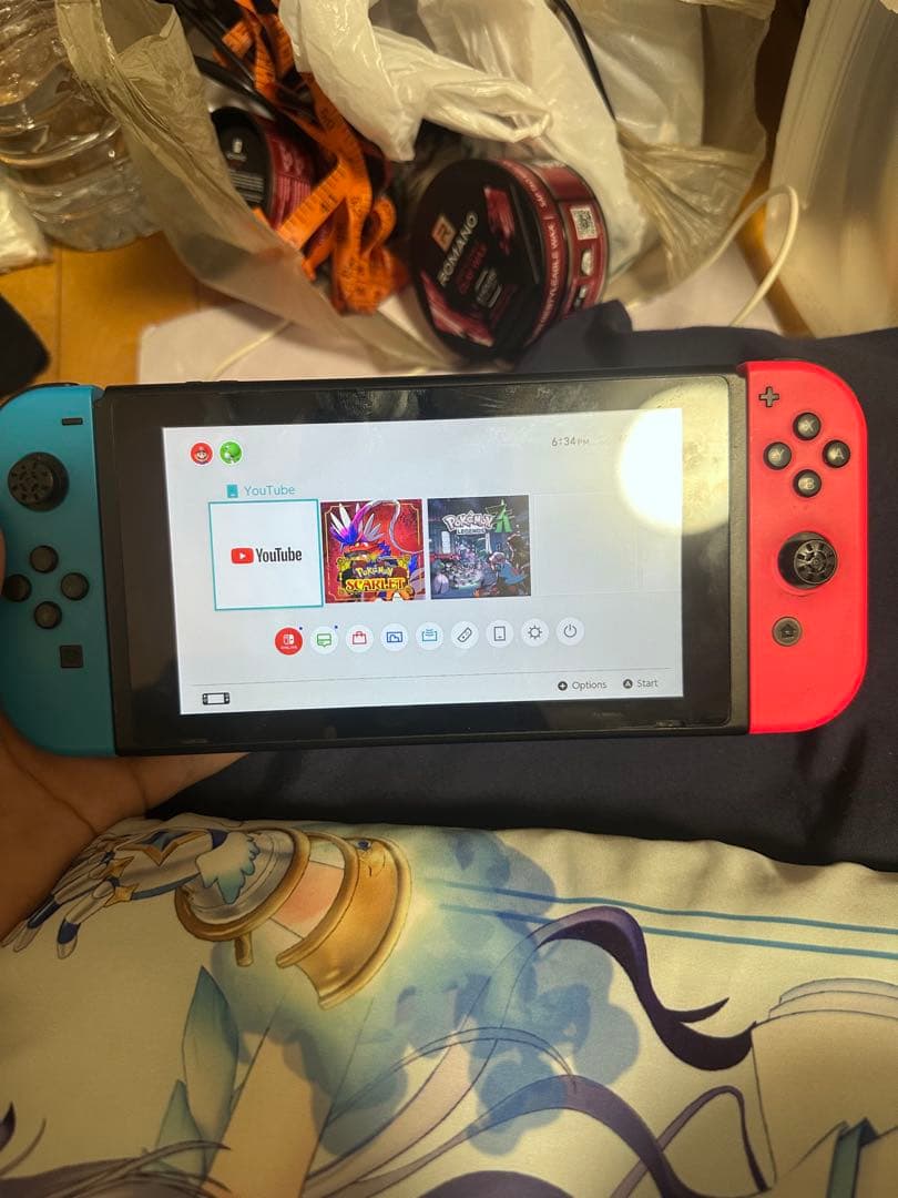 Nintendo Switch 本体 青赤 Joy-Con 付属品2本