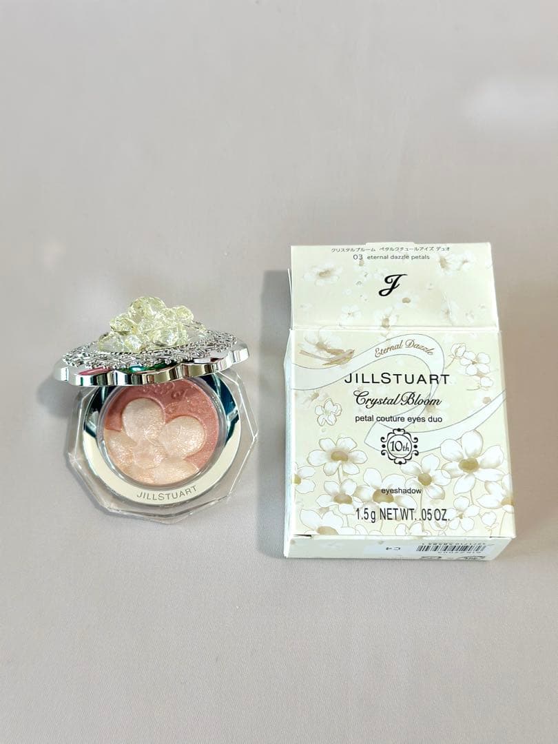 【セット】JILLSTUART クリスタルブルー厶 ペタルクチュールアイズデュオ