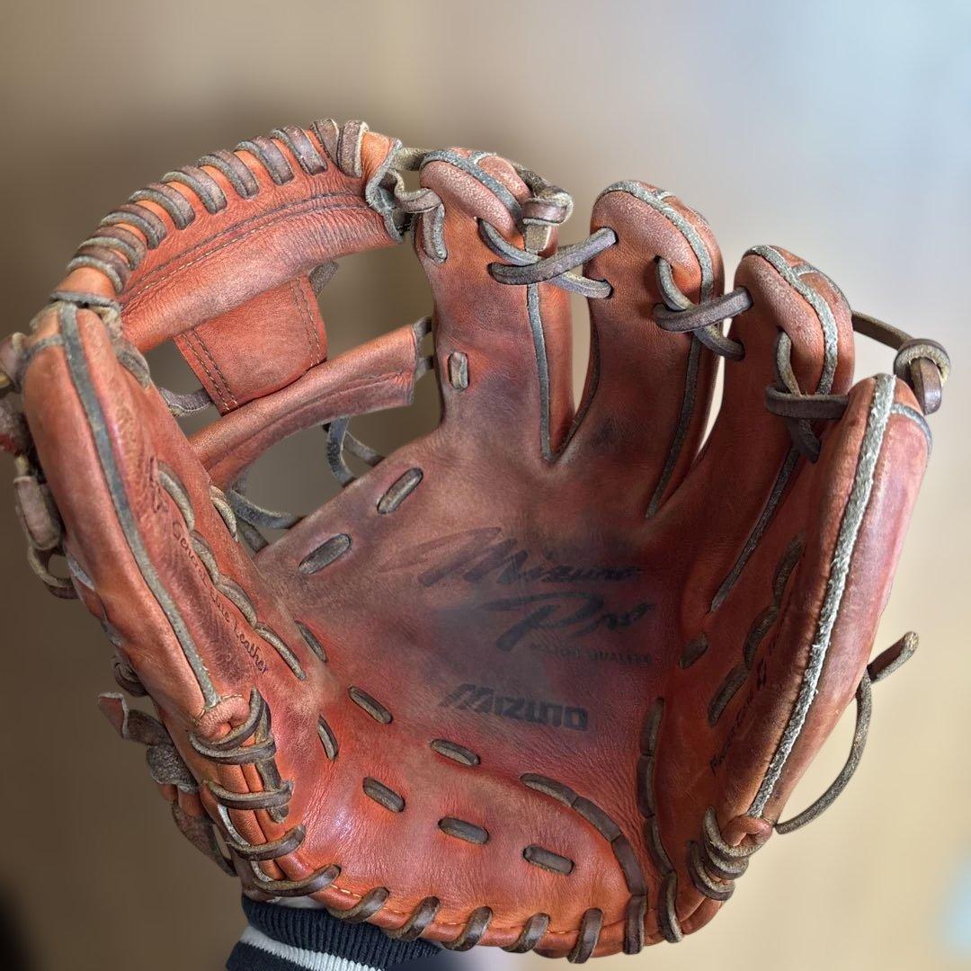 Mizuno プロモデル 硬式グローブ ブラウン