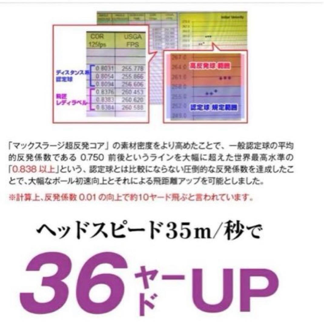 2023新型 女性用高反発球 ワークスゴルフ 飛匠プレミアムレディ 2箱セット