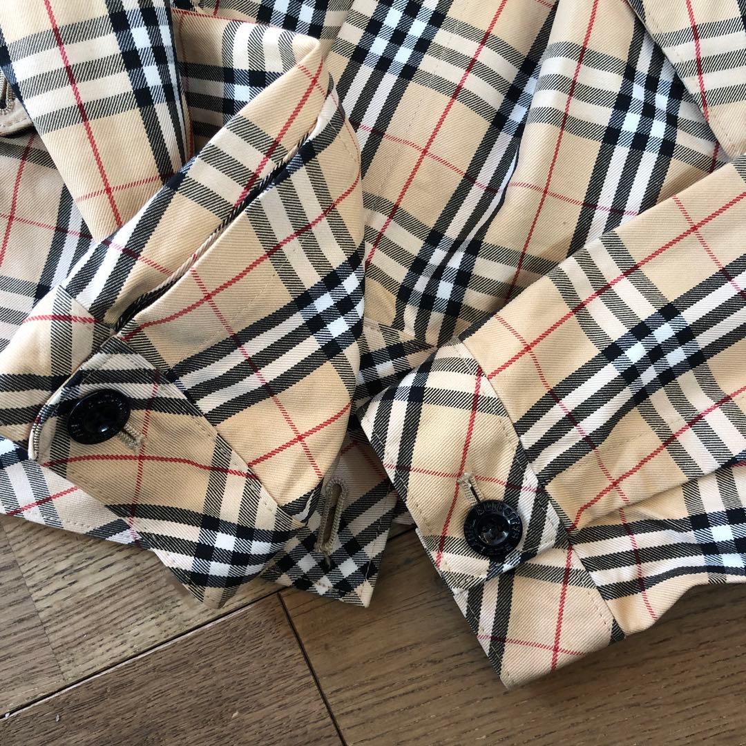 Burberryブルーレーベル　薄手シャツジャケット　38