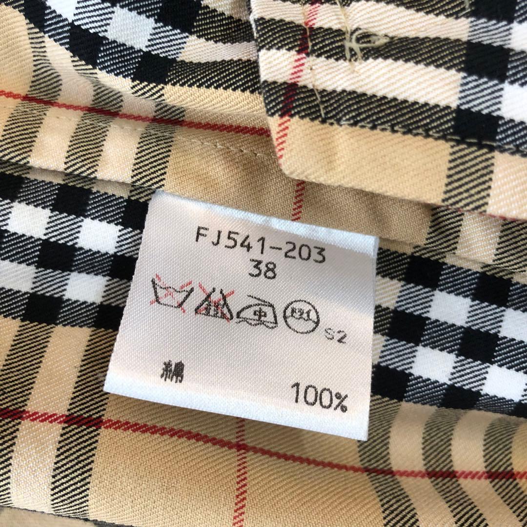 Burberryブルーレーベル　薄手シャツジャケット　38