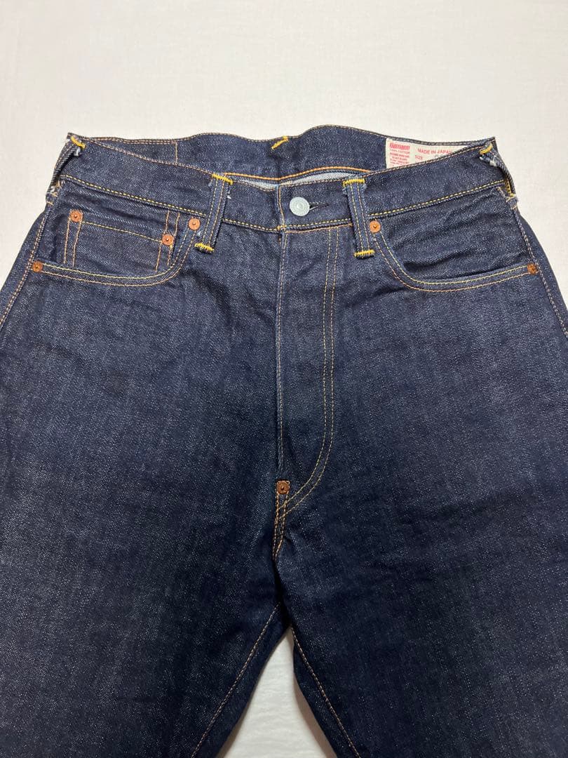 EVISU No.2 2001 32×35 水色カモメ 赤耳 サックス