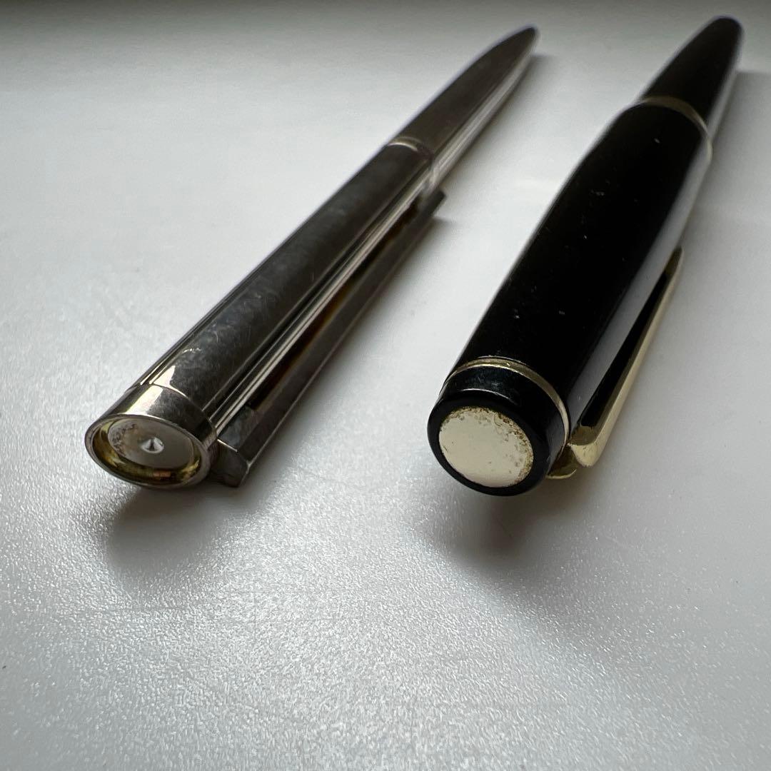 PILOT18K刻印万年筆/DUNHILLボールペン2点　東Y8-0218☆2F