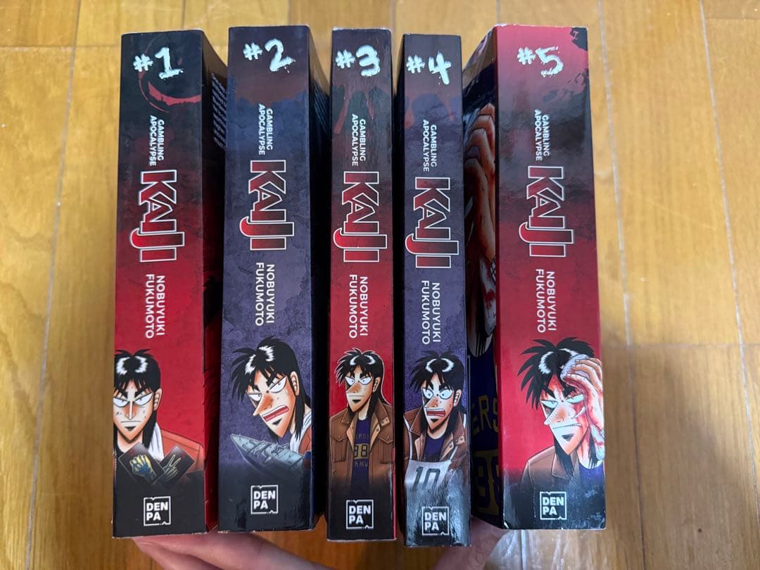 KAIJI(カイジ)comic(漫画) 5巻セット 英語版 福本伸行