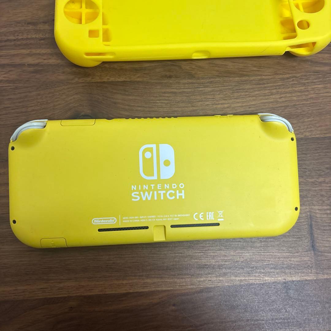 Nintendo Switch Lite イエロー ゲーム機 本体 カバー付き
