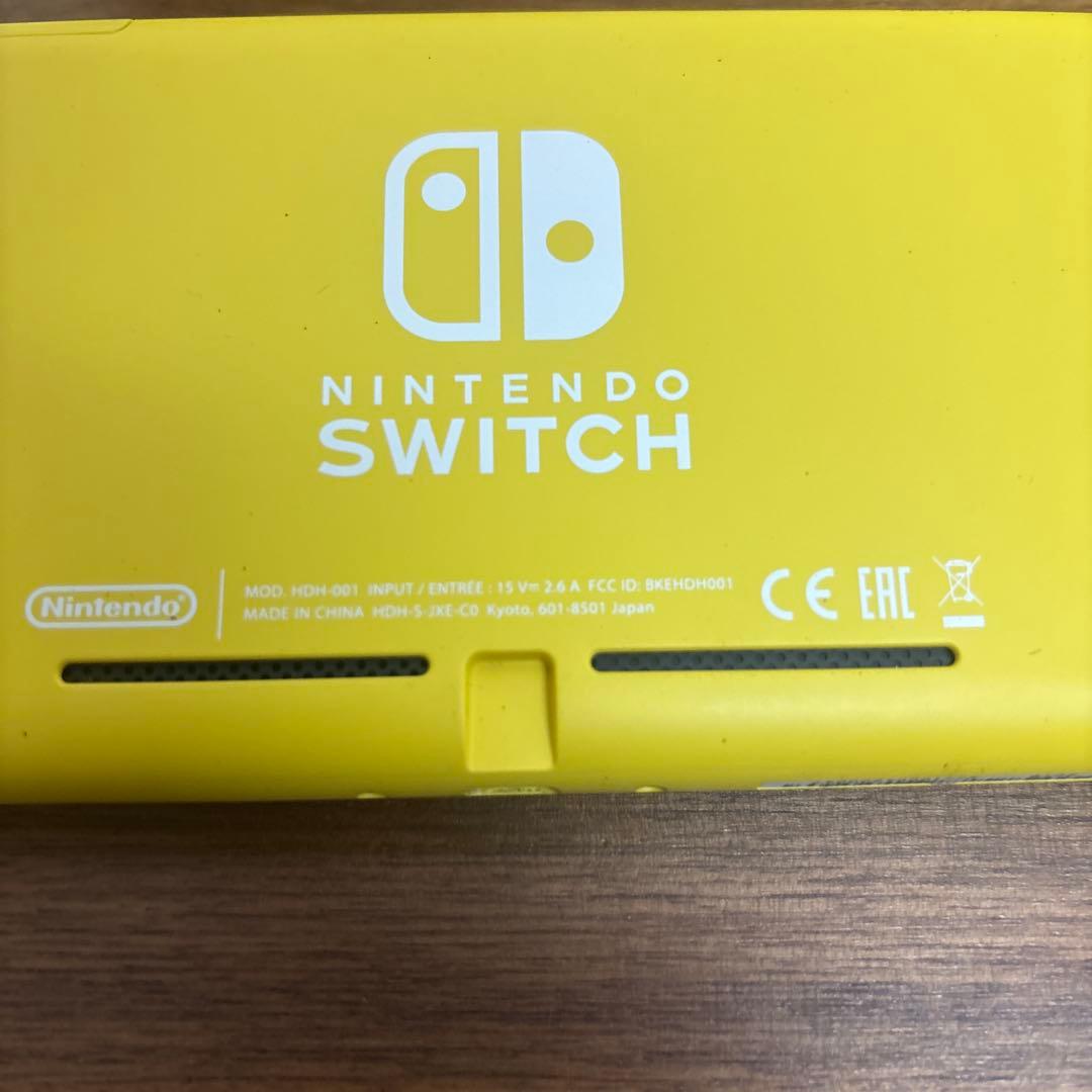 Nintendo Switch Lite イエロー ゲーム機 本体 カバー付き