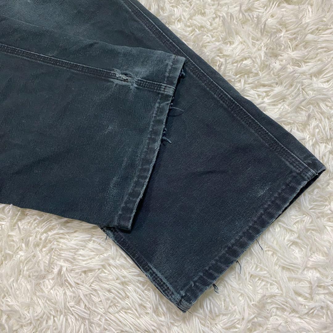 雰囲気◎carhartt カーハート　ダックペインターパンツ　B11 ブラック