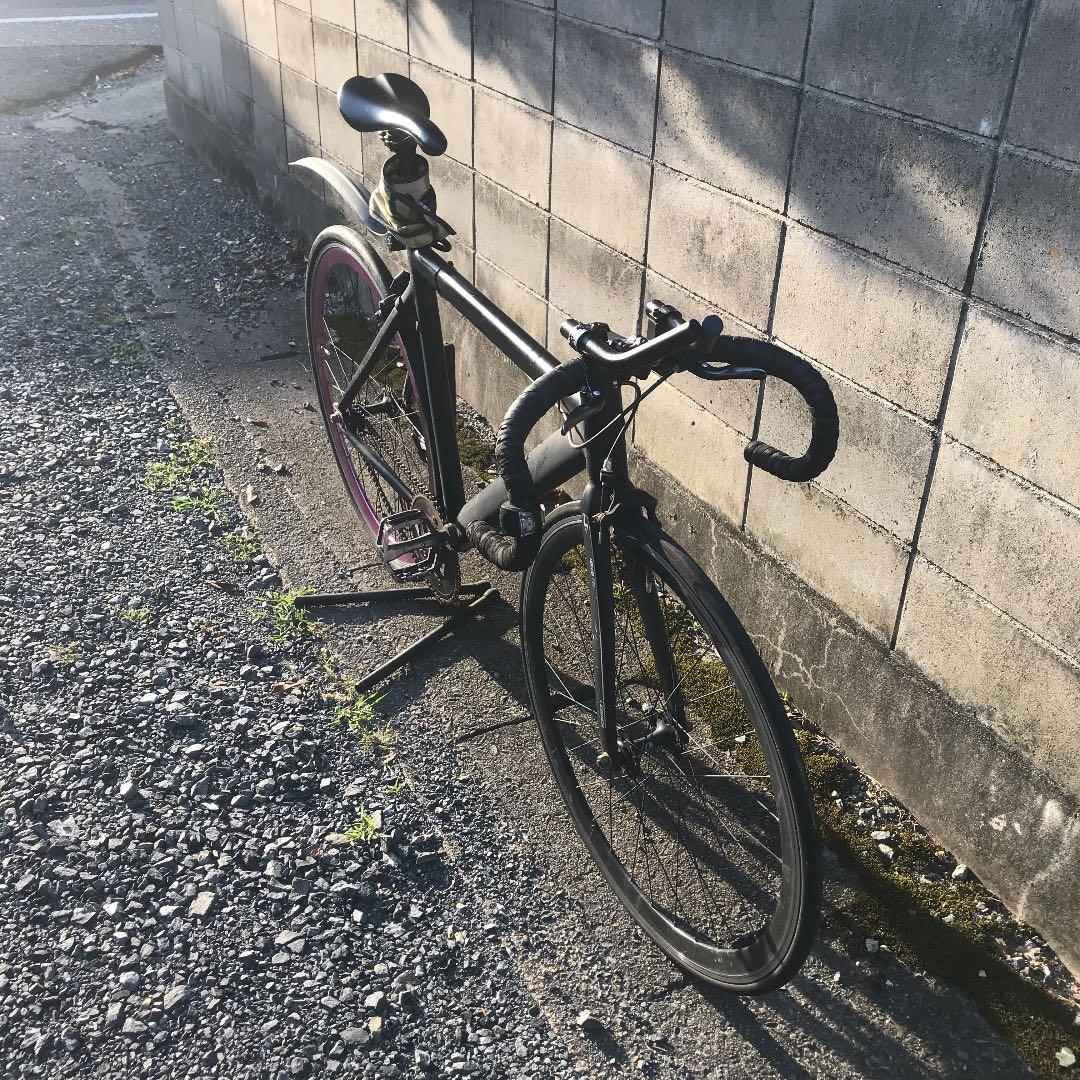 特価！Leader Bike製シングルピスト TR725 自転車 黒 中古