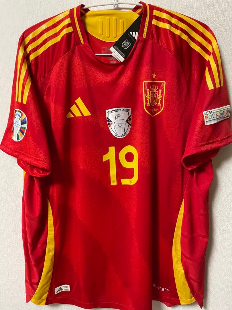 タグ付き ラミンヤマル ユニフォーム オーセンティック スペイン代表