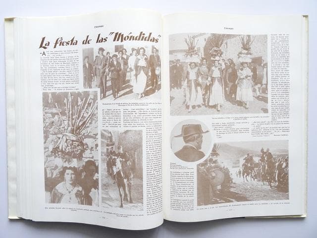 洋書◆1928年から1936年に出版された民族誌とコストゥンブリズモの記事写真集