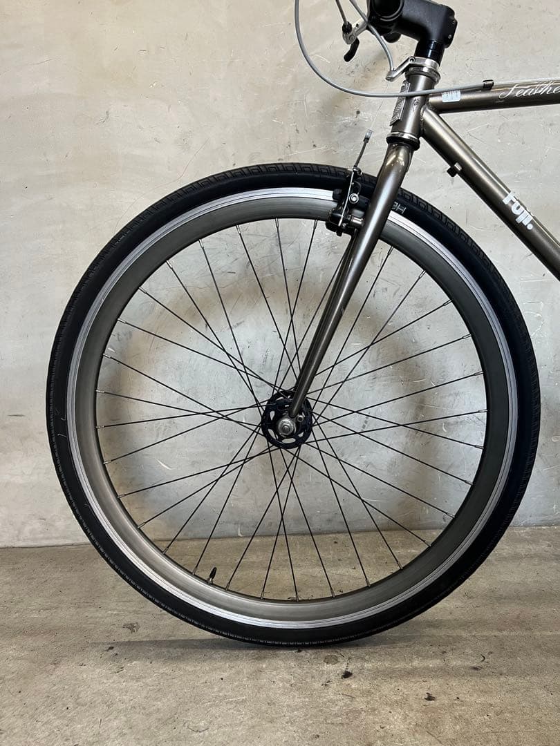 ピストバイク　FUJI FEATHER フジフェザーCX 700c クロモリ