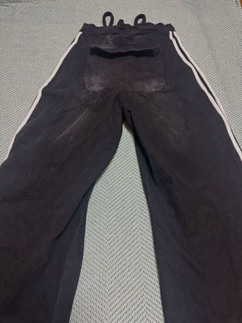 パンツ yori sport 5 stripe baggy denim30/34