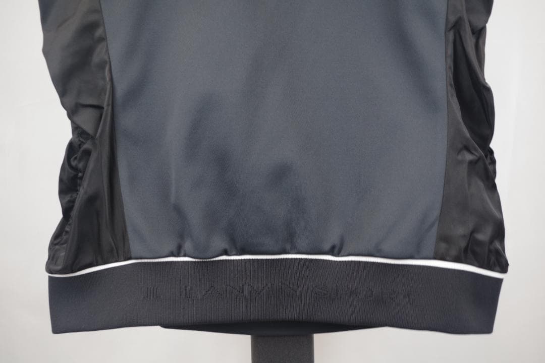 LANVIN SPORT ダークグレー フード付き ベスト❁0240