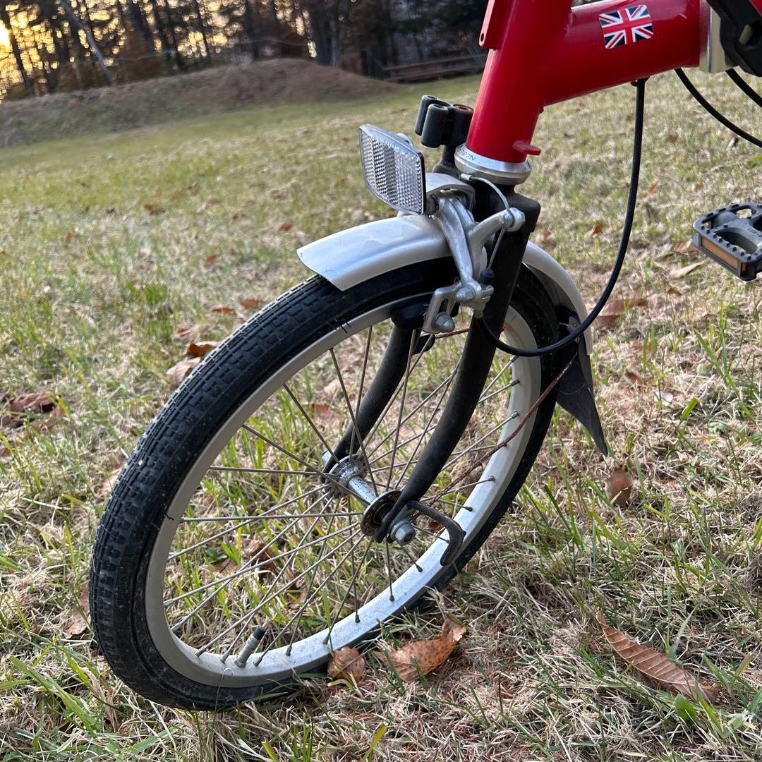 ブロンプトンBrompton折りたたみ自転車　レッド　BS6102 PART