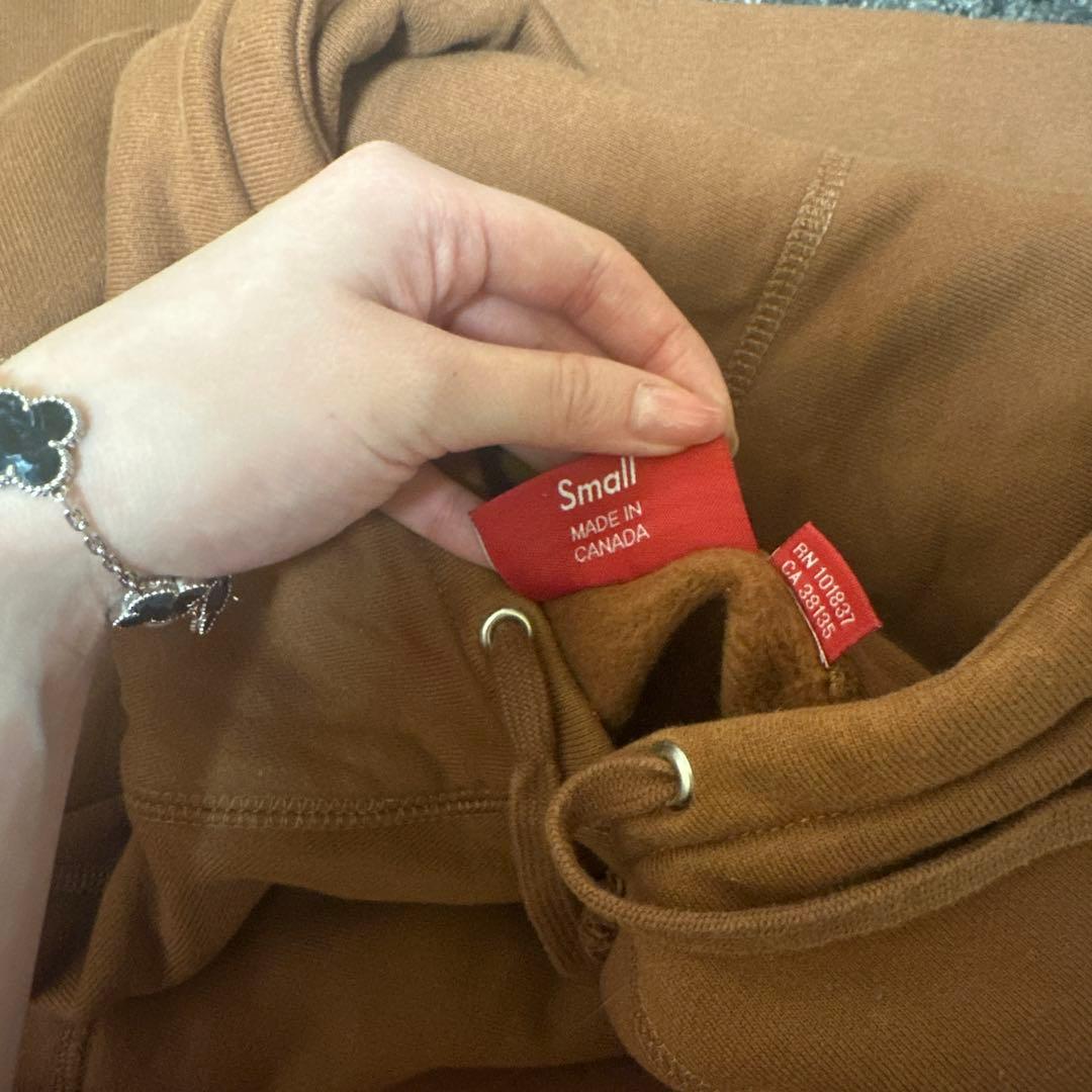 Supreme ブラウン パーカー