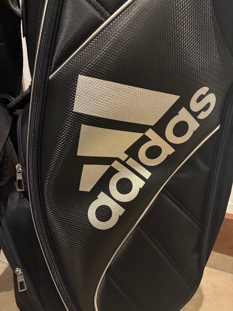 adidas ブラック キャディバッグ