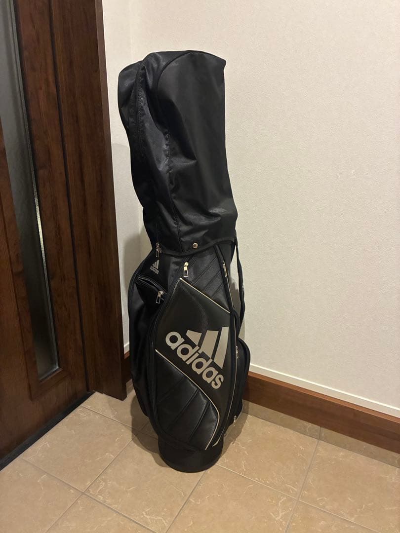 adidas ブラック キャディバッグ