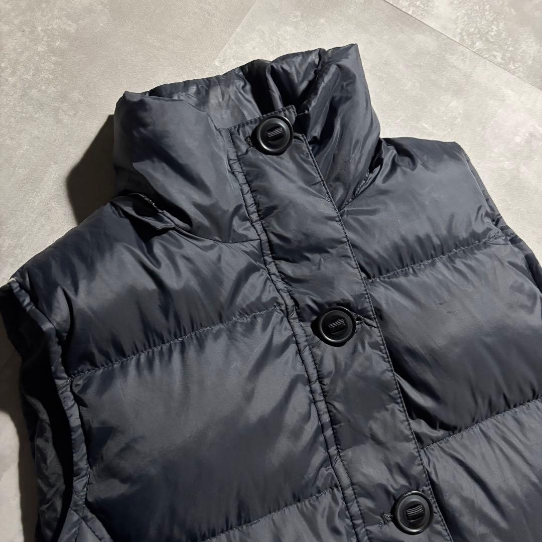 完品 00s L.L.Bean エルエルビーン　ダウンベスト　ファー　黒　y2k