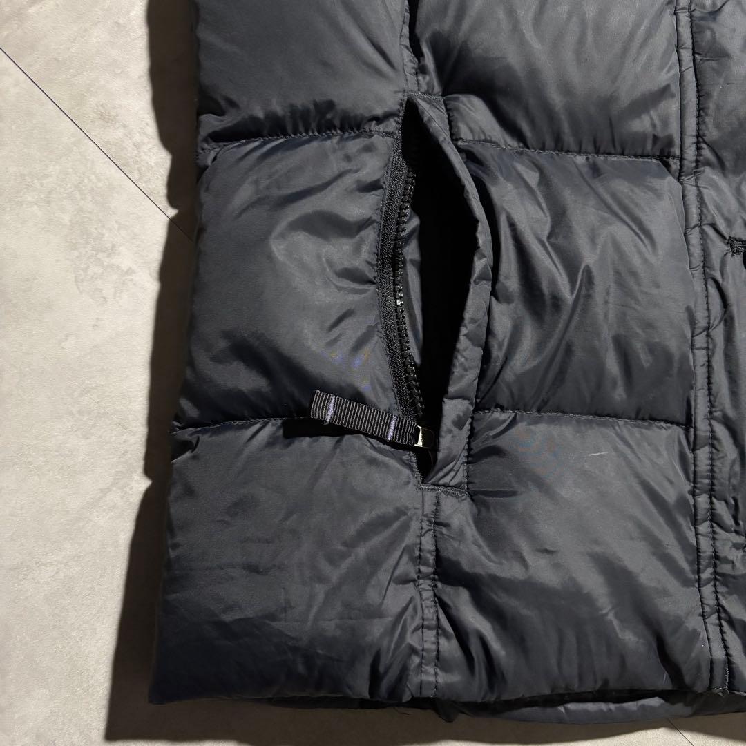 完品 00s L.L.Bean エルエルビーン　ダウンベスト　ファー　黒　y2k