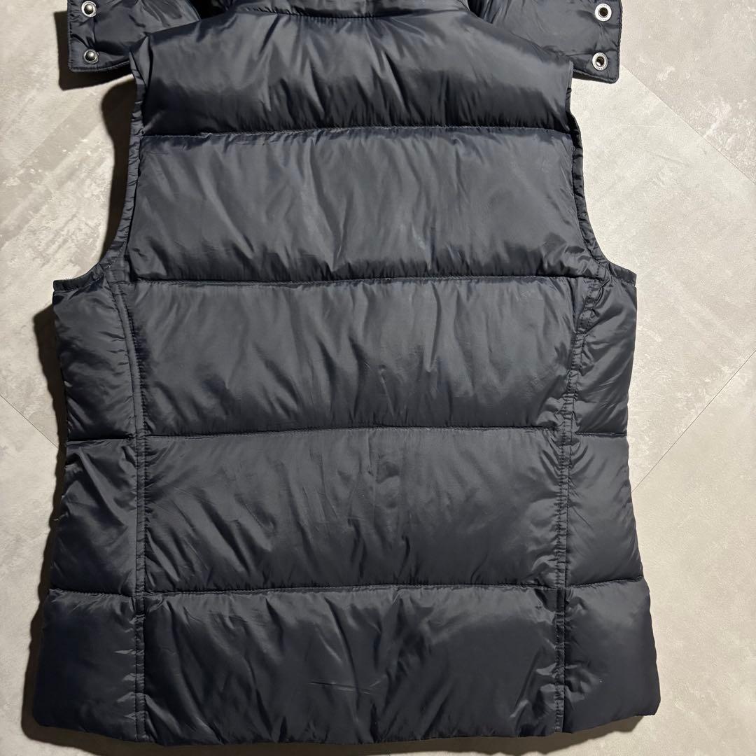 完品 00s L.L.Bean エルエルビーン　ダウンベスト　ファー　黒　y2k