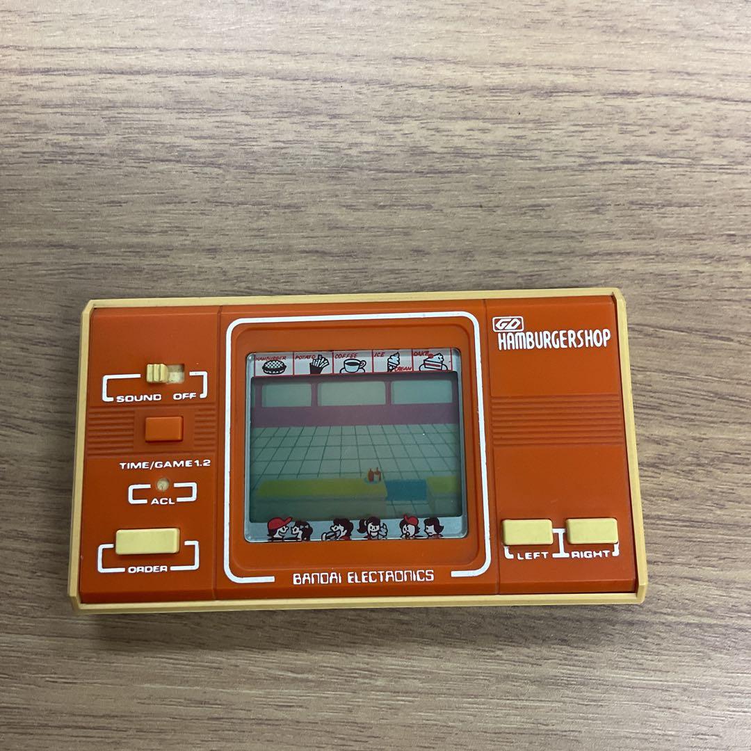 BANDAI HAMBURGERSHOP ゲームウォッチ　ハンバーガーショップ