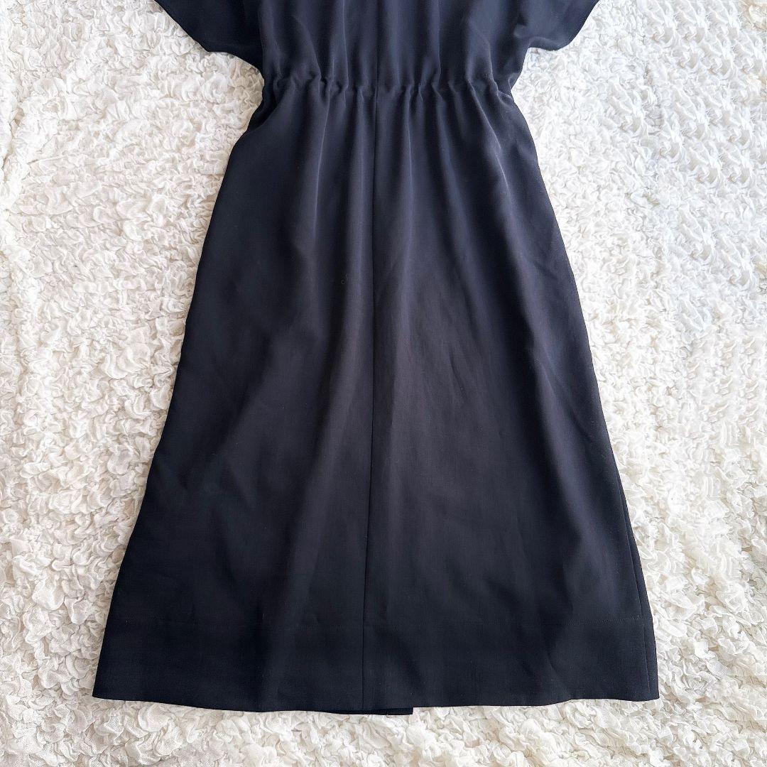 【美品】ソージュ♡soeju シャツワンピース Mサイズ 半袖 ネイビー ロング