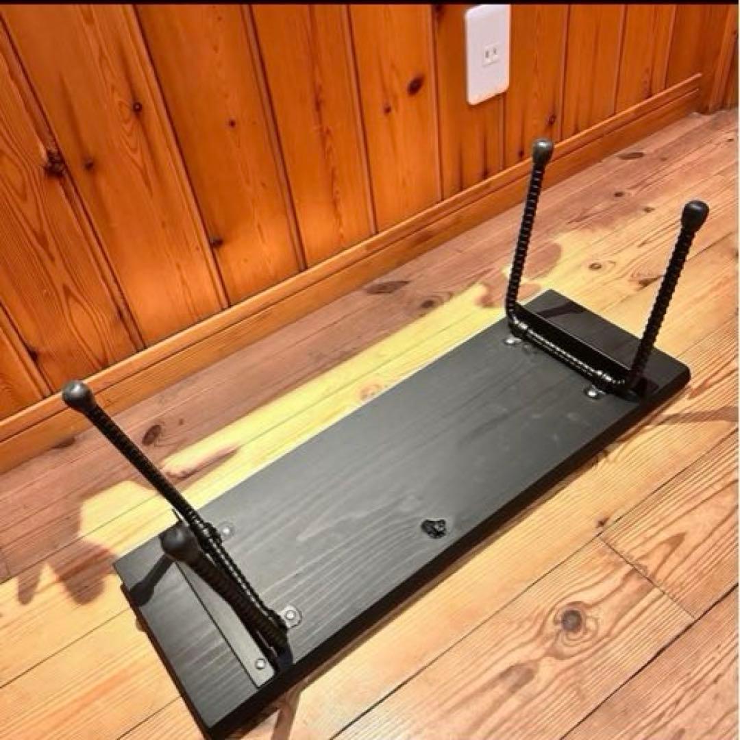 ソロテーブル　アイアンローテーブル