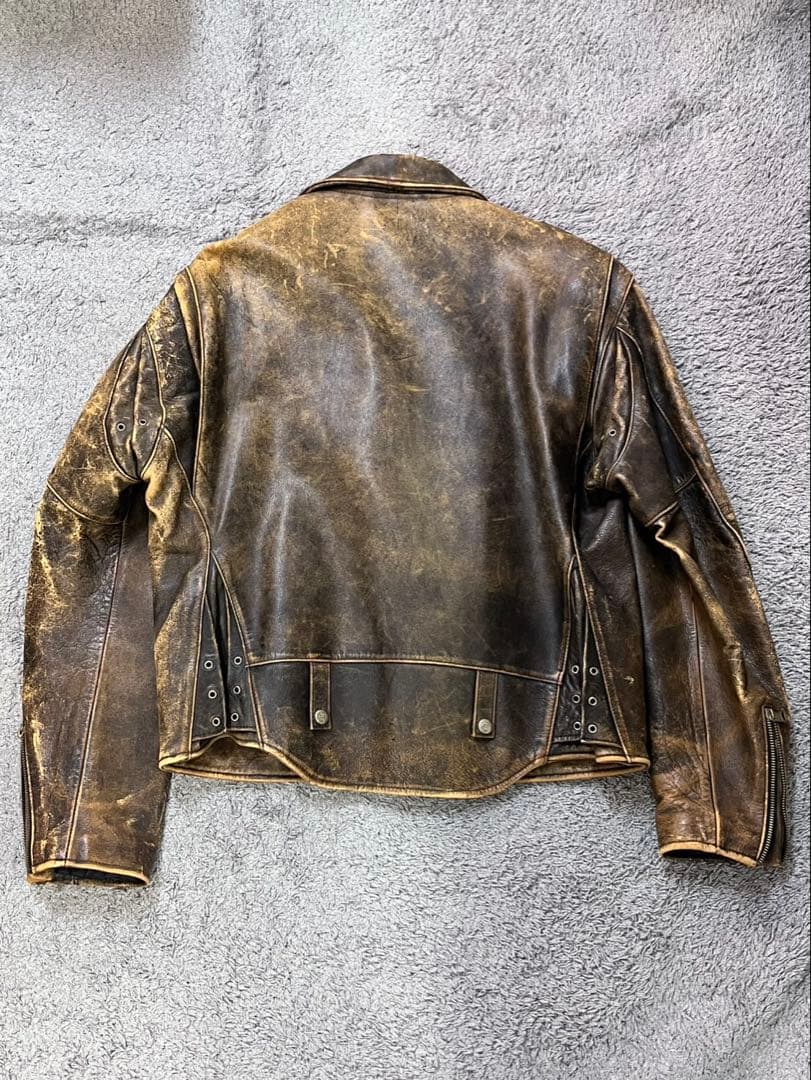 W.R.D CHEVIGNON ライダース L 古着 ライダースジャケット
