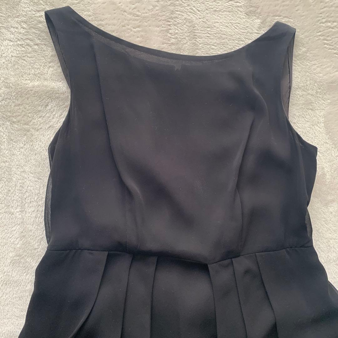 お値下げ✨sybillaシビラ ブラック ノースリーブ ロングワンピース