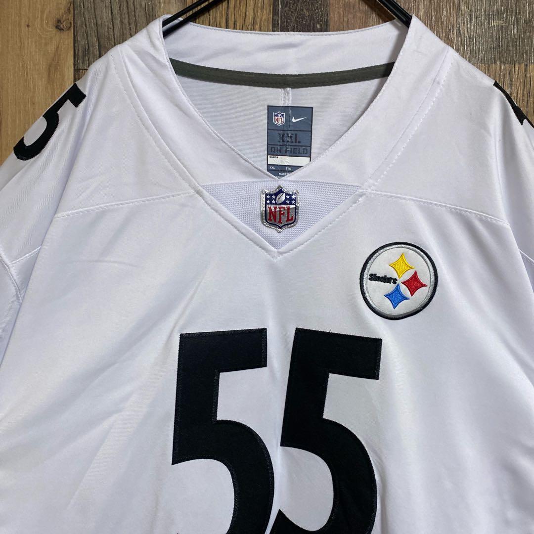 ナイキ ゲームシャツ Tシャツ NFL アメフト チーム ロゴ XXL US古着