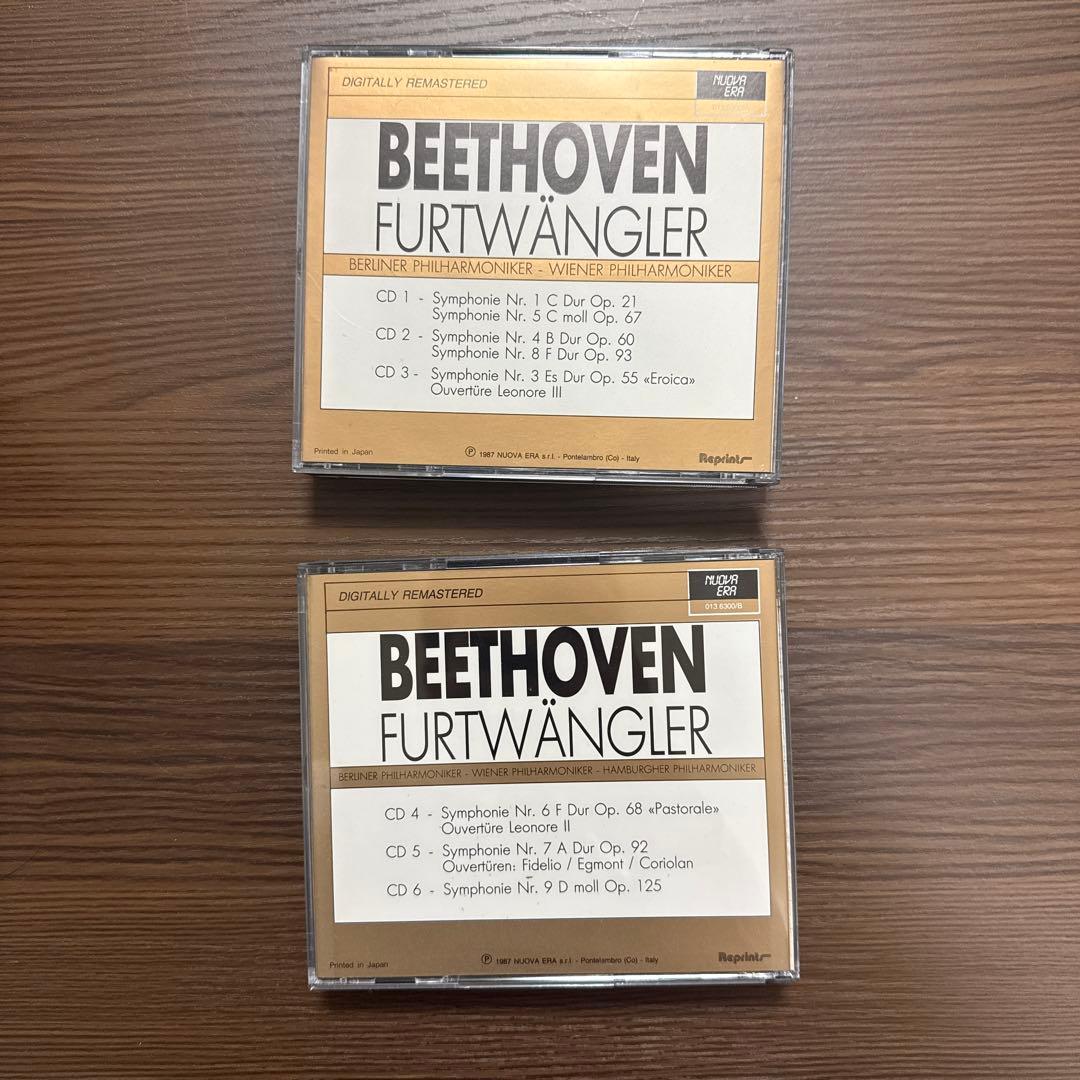 【稀少6CD】ベートーヴェン：交響曲全集　フルトヴェングラー　ノヴァ・エラ盤
