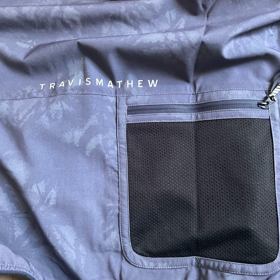 【TravisMathew】新品軽量ポケッタブルジャケット　スカル　メンズＭ