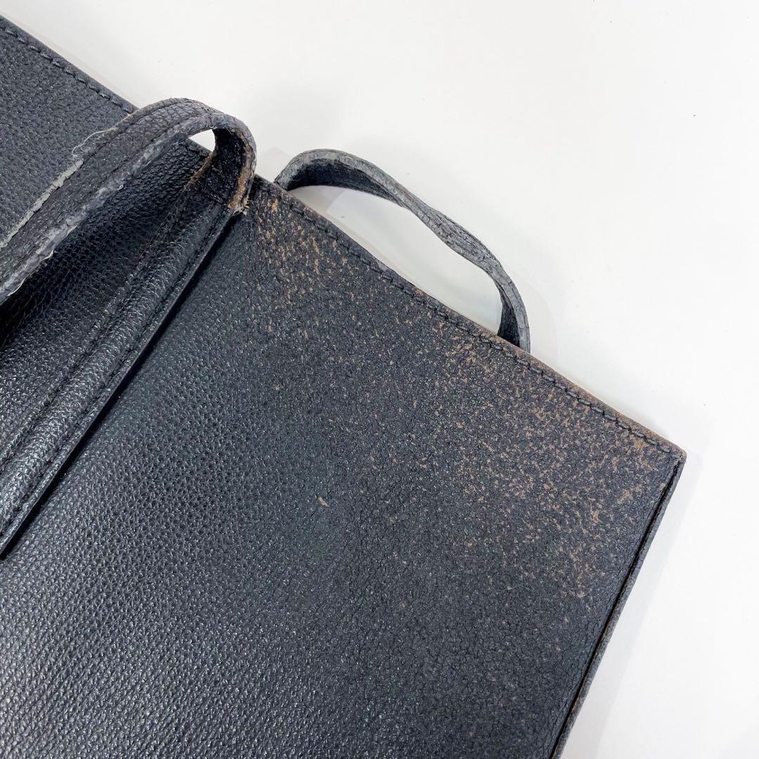 【正規品】 フェンディ FENDI トートバッグ エフイズ Fロゴ 黒 レザー