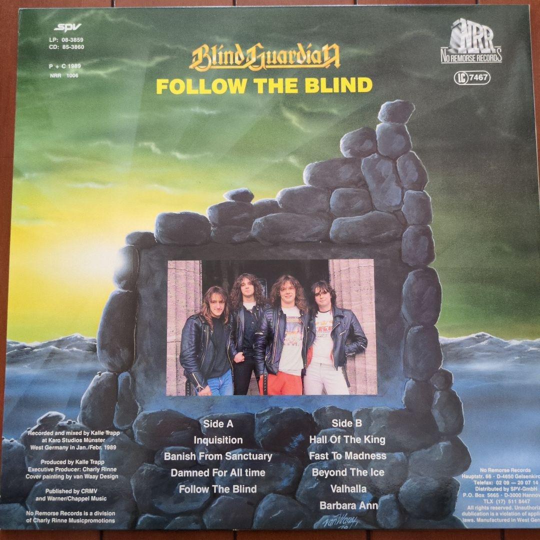 【本国Germany盤】 Blind Guardian / Follow The