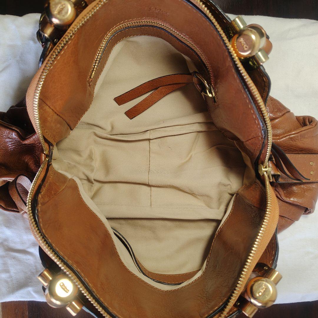 Chloé エロイーズブラウンレザーバッグ