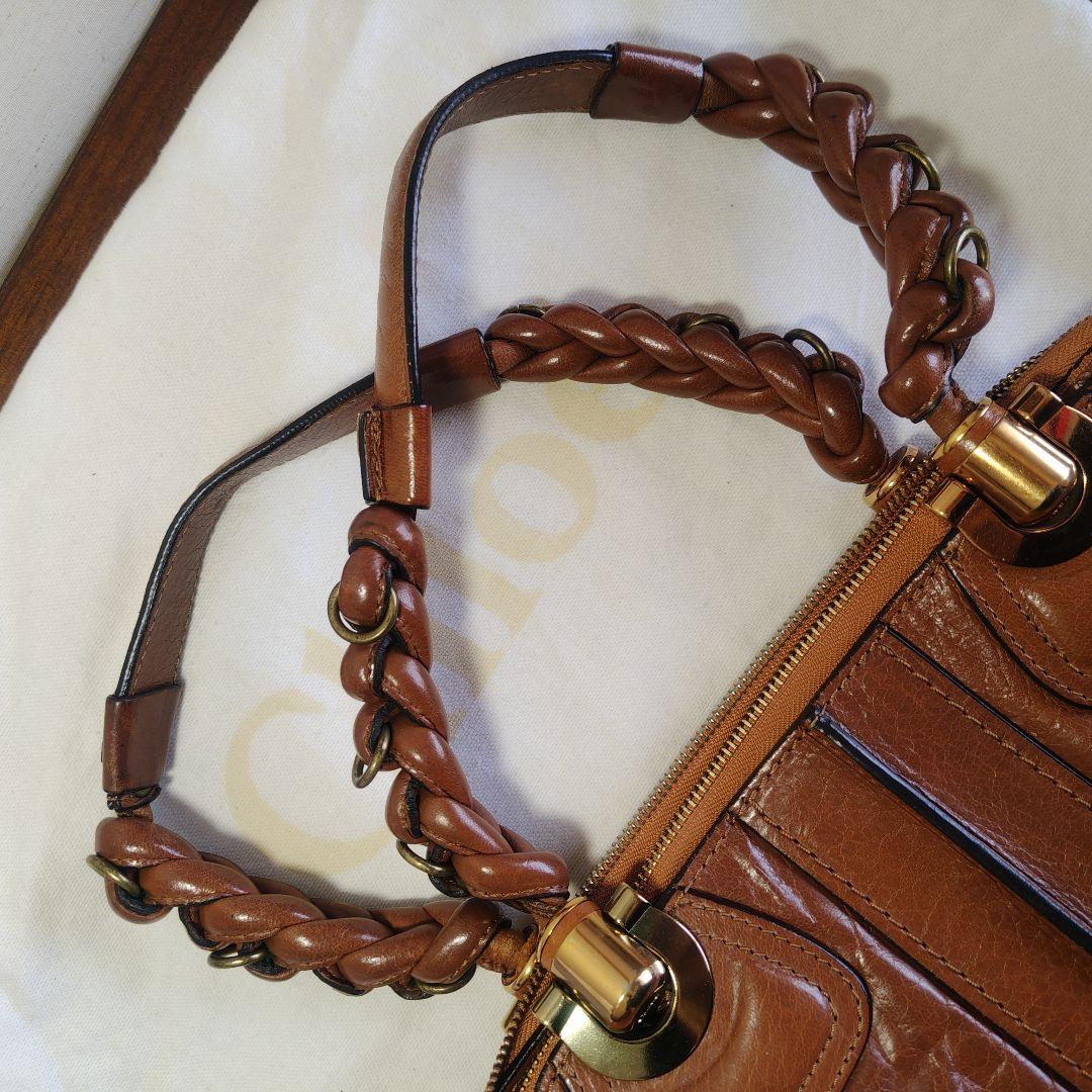 Chloé エロイーズブラウンレザーバッグ