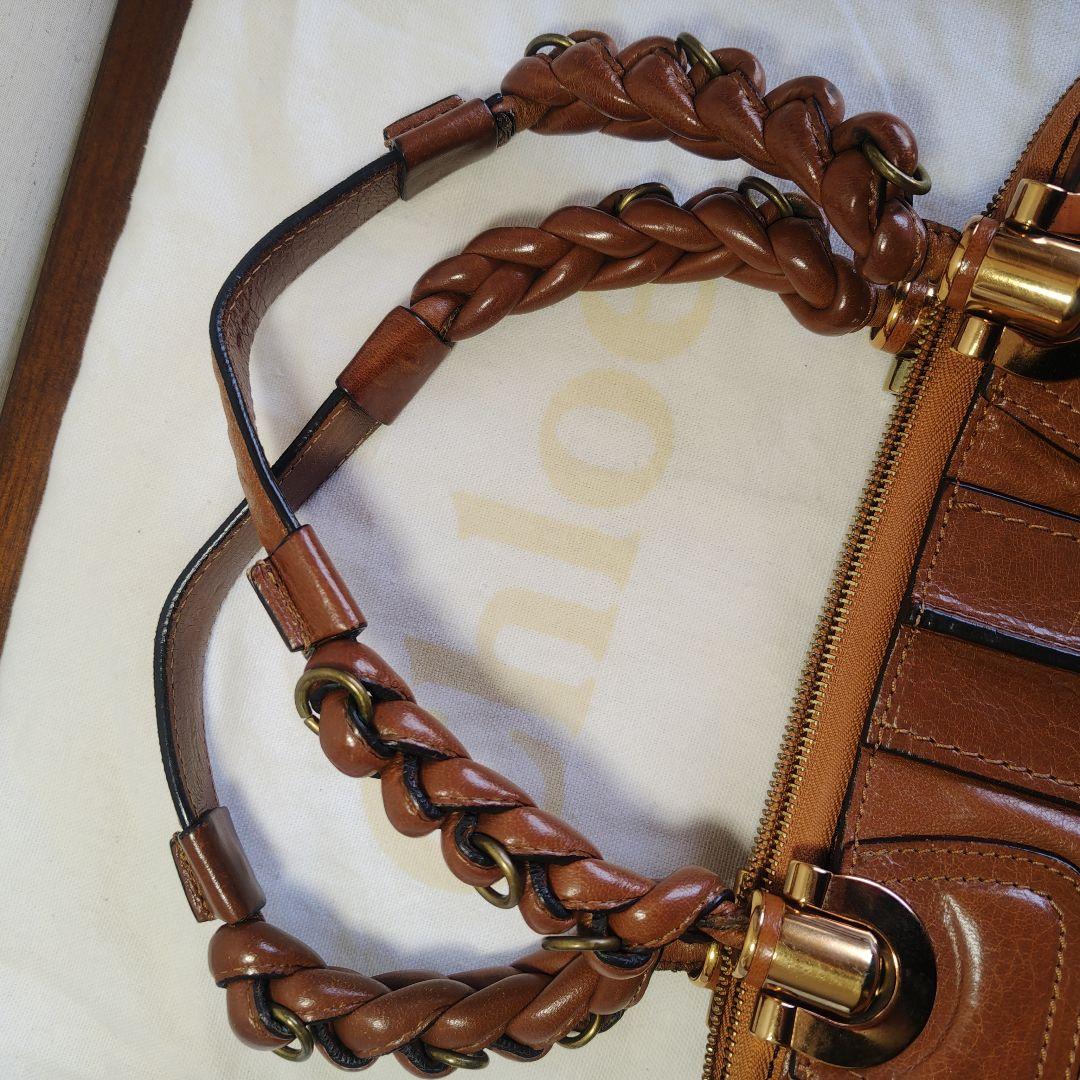 Chloé エロイーズブラウンレザーバッグ