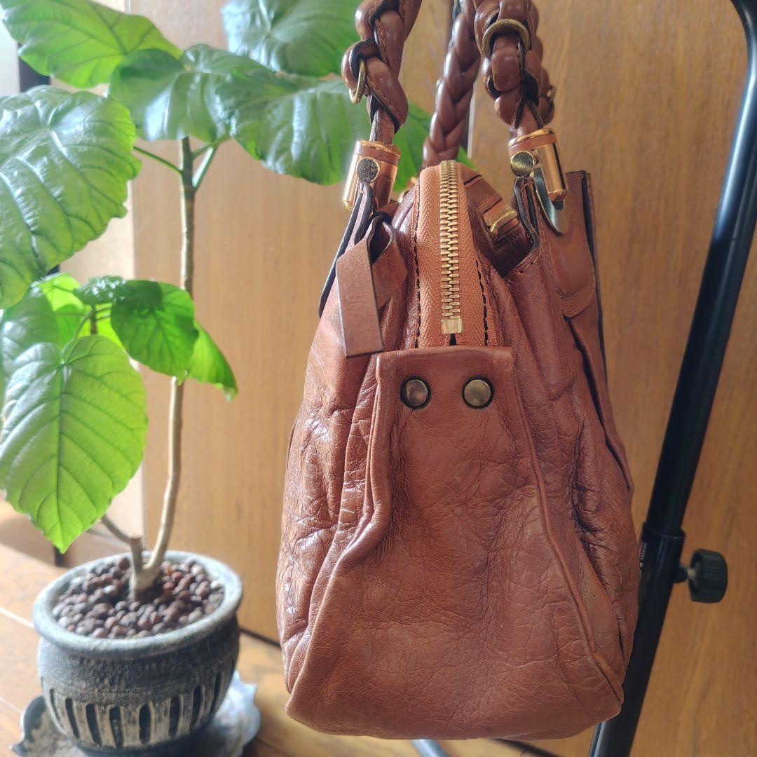 Chloé エロイーズブラウンレザーバッグ