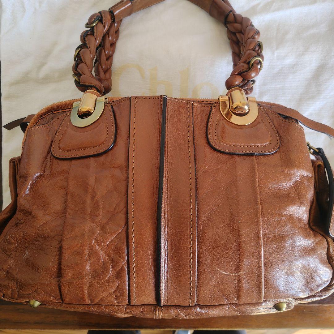 Chloé エロイーズブラウンレザーバッグ