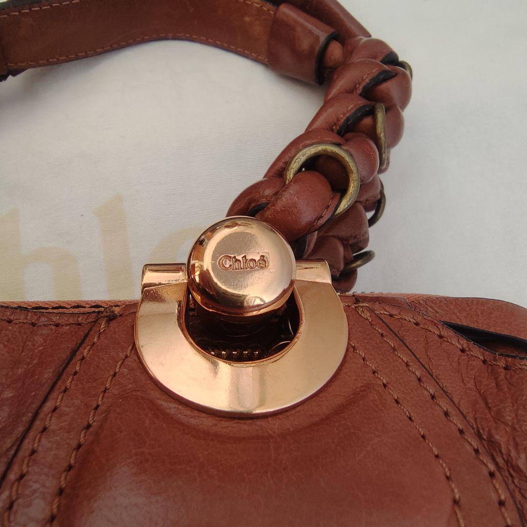 Chloé エロイーズブラウンレザーバッグ