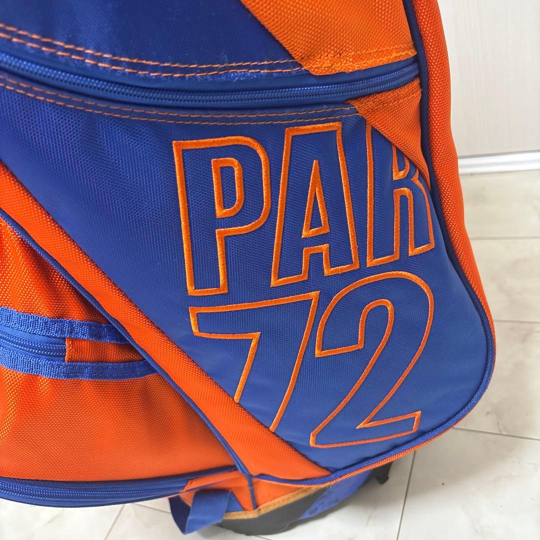 PAR72 キャディバッグ オレンジ・青