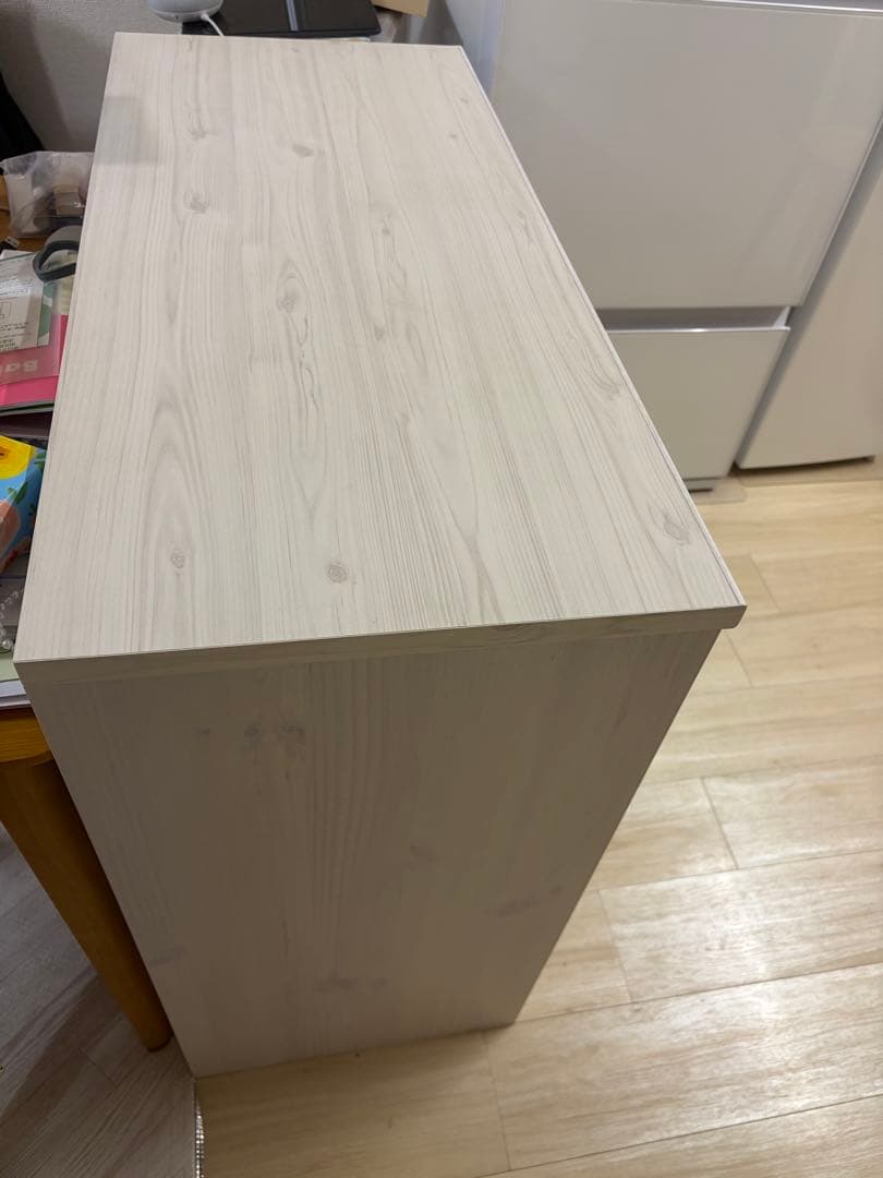 ホワイト木製キッチンボード
